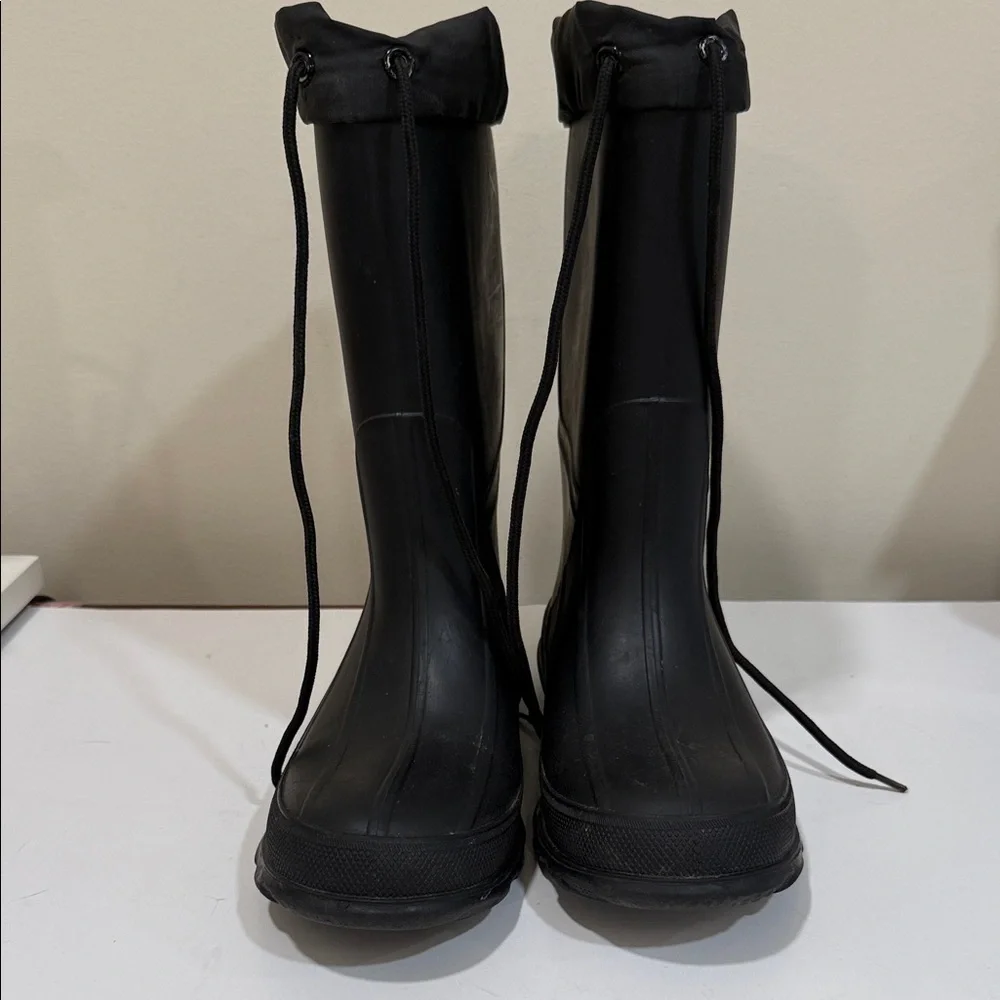 LaCrosse Black Waterproof Tall Insulated Rain Snow or Fishing Boots (sz 5)